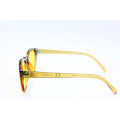 Shiny Transparent Yellow Fashion Style Vintage Sunglasses--16308